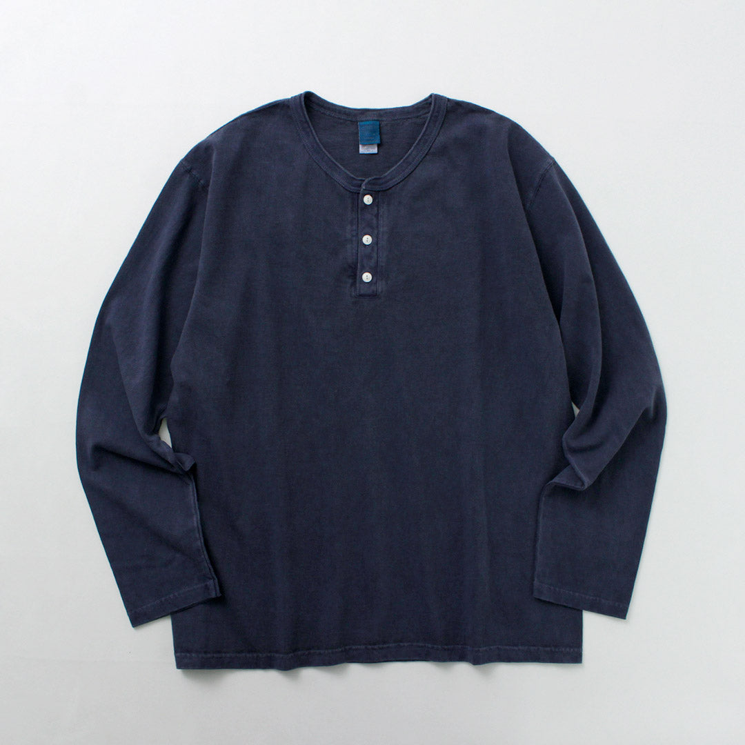 GOOD ON / Long Sleeve Henley Neck Tee