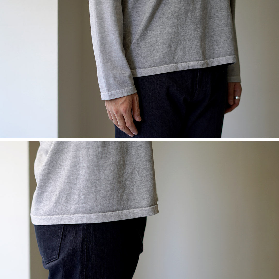 GOOD ON / Long Sleeve Henley Neck Tee