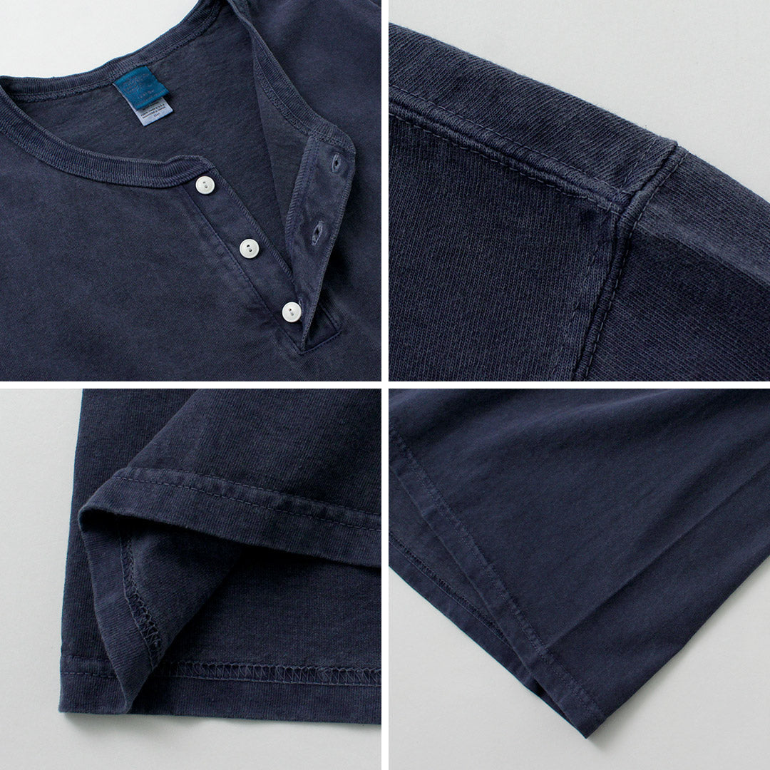 GOOD ON / Long Sleeve Henley Neck Tee