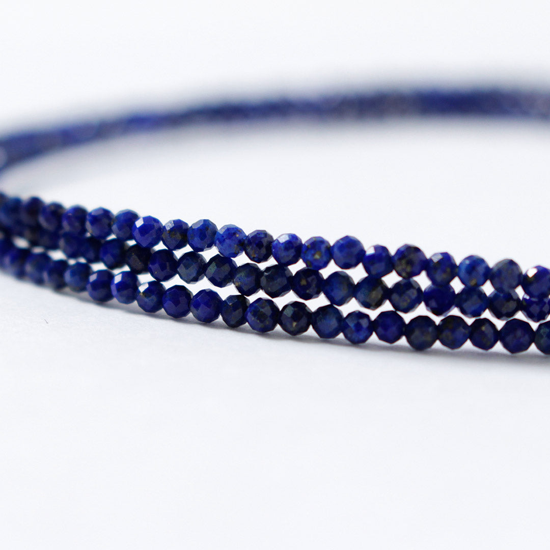 Phadua / Lapis Lazuli (2mm) 절단 구슬 목걸이 / Anklet
