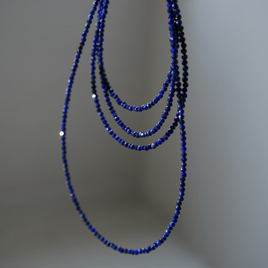 Phadua / Lapis Lazuli (2mm) 절단 구슬 목걸이 / Anklet