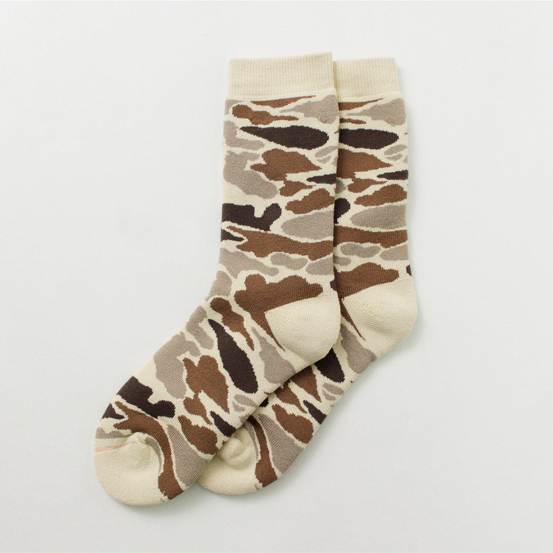 ROTOTO / R1339 Chaussettes Pile Camo Crew