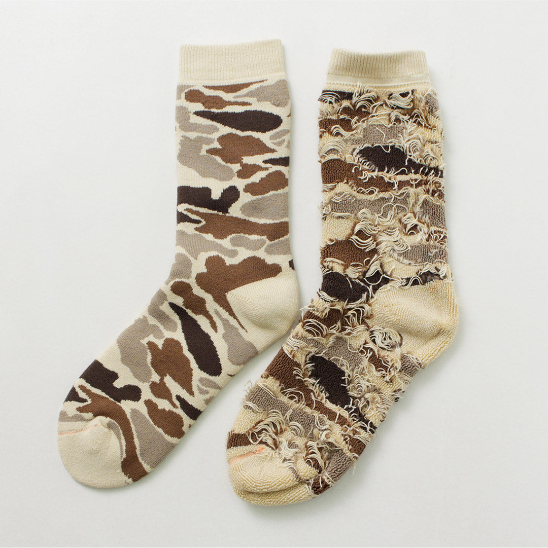 ROTOTO / R1339 Chaussettes Pile Camo Crew