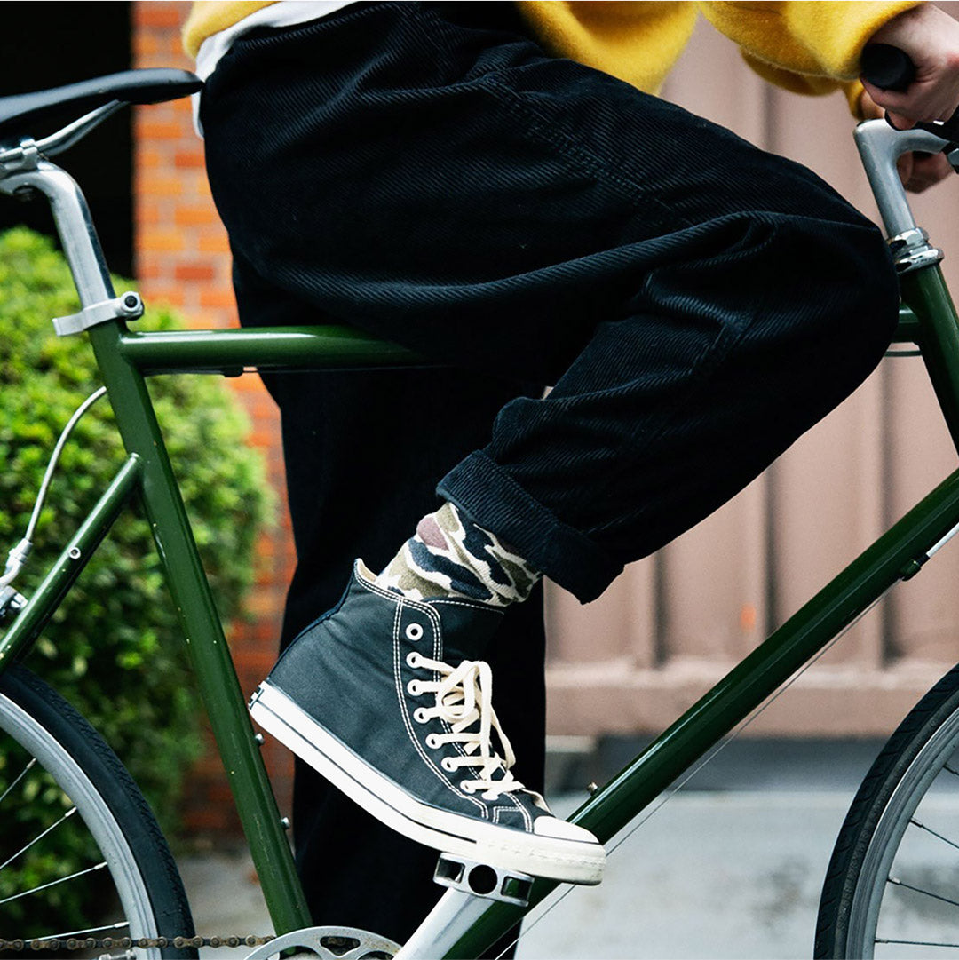 ROTOTO / R1339 Chaussettes Pile Camo Crew