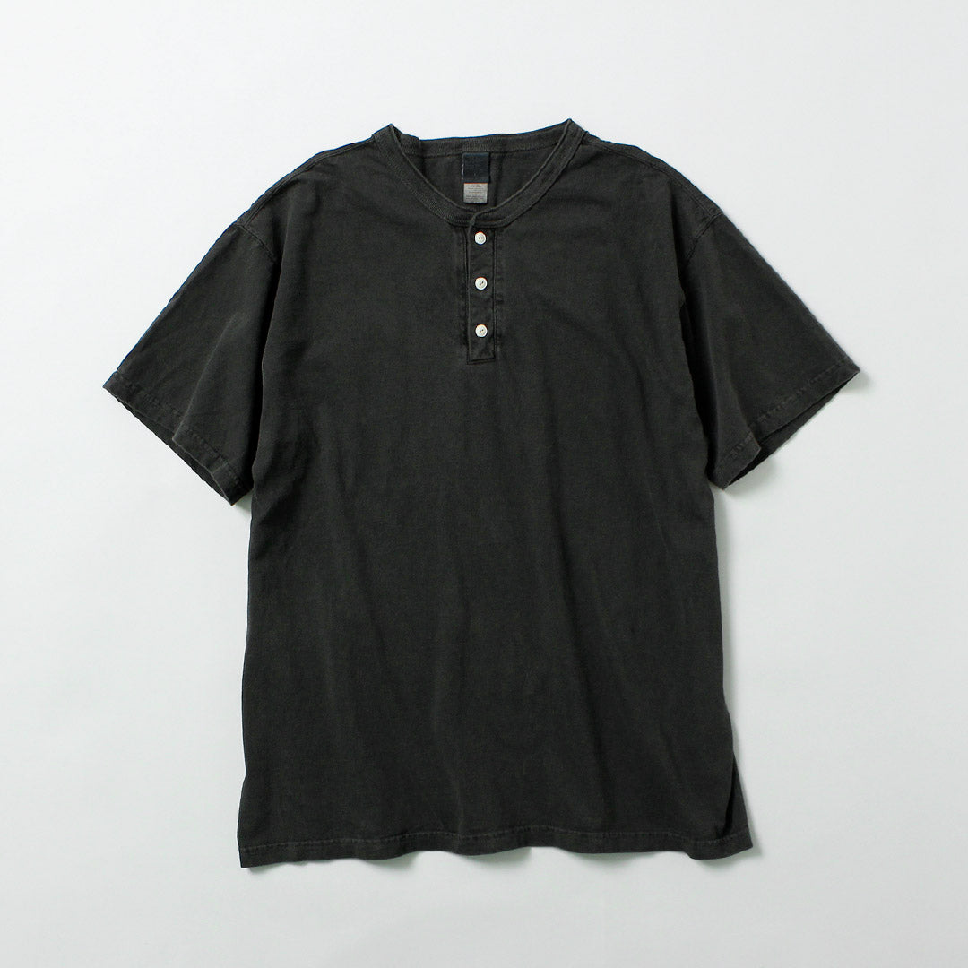 GOOD ON / 短袖亨利领T恤