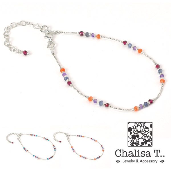 Chalisa T .. /天然石脚链