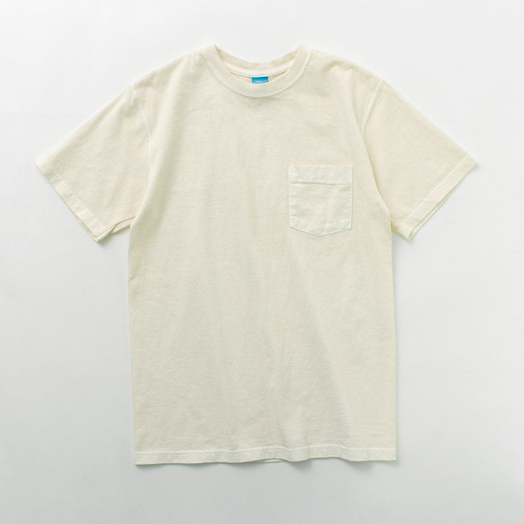 Buena camiseta de cuello de bolsillo de bolsillo de manga corta / manga corta