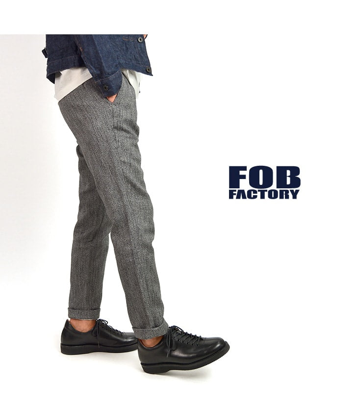 FOB FACTORY / F0438 Pantalon Easy Easy Rettricd Easy Pantal