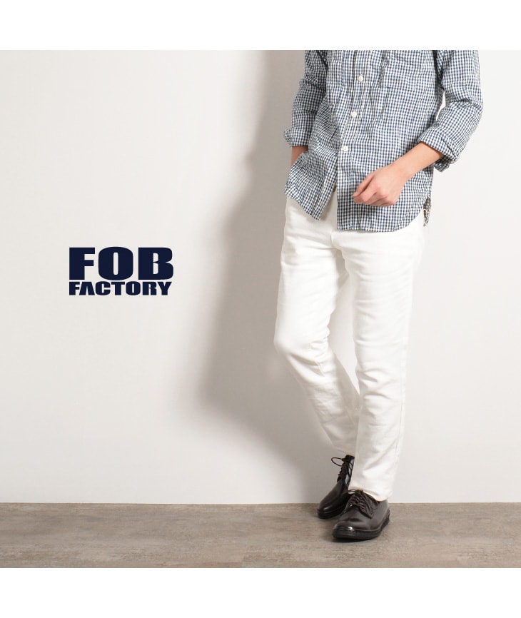 FOB FACTORY / F0438 Pantalon Easy Easy Rettricd Easy Pantal