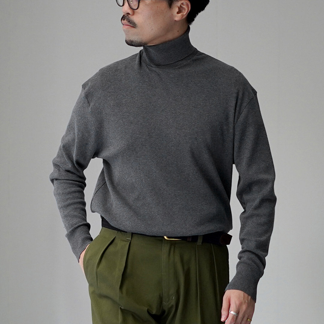 GICIPI / TIGRE 宽松针织和缝制高领衫