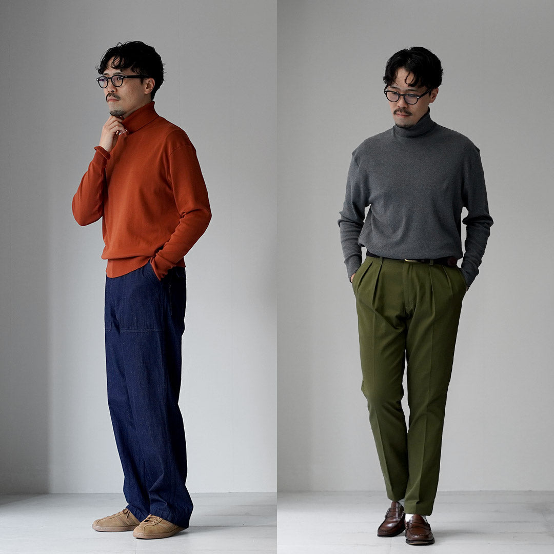 GICIPI / TIGRE 宽松针织和缝制高领衫