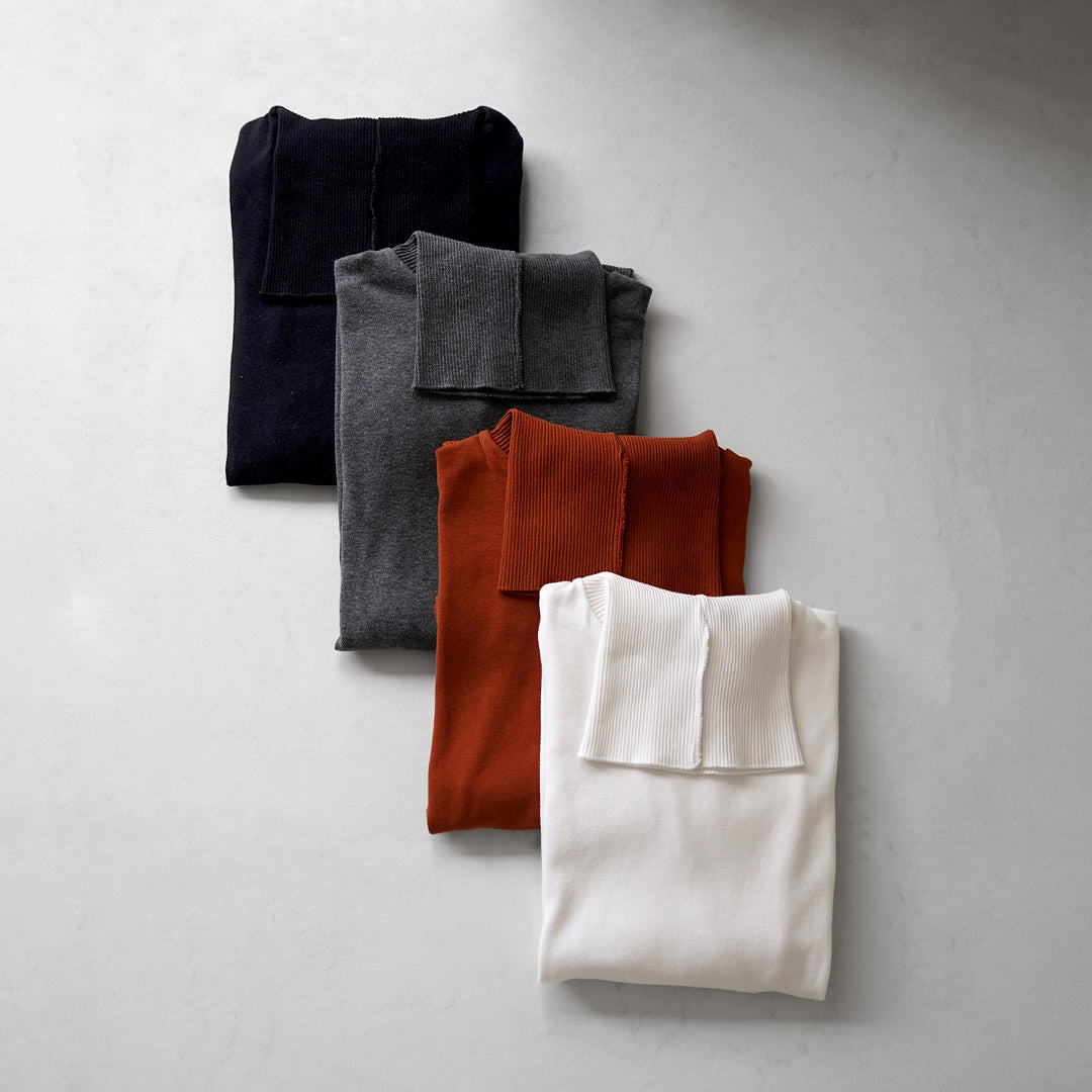 GICIPI / TIGRE 宽松针织和缝制高领衫