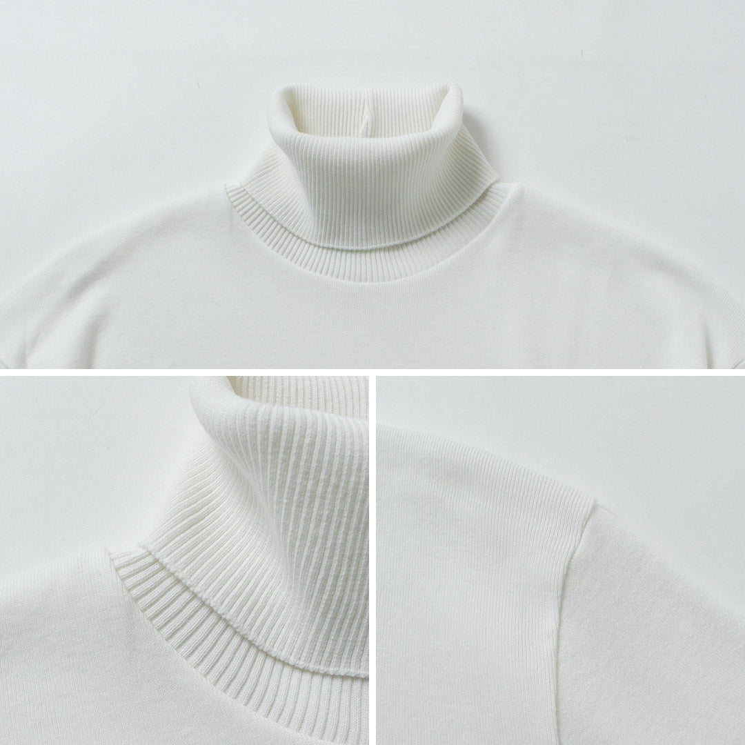 GICIPI / TIGRE 宽松针织和缝制高领衫