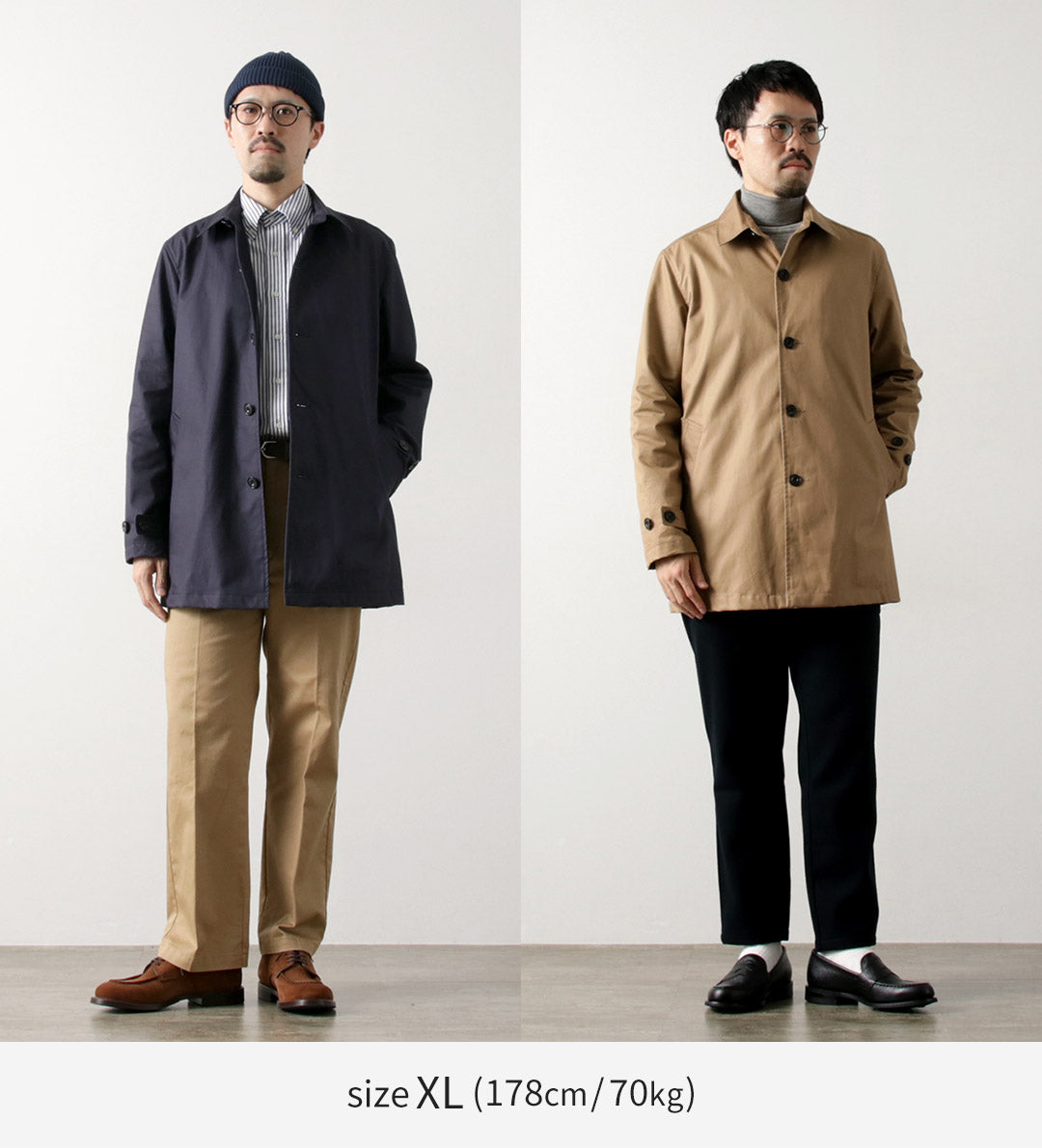 ROCOCO / High-Density Short Balmacaan Coat