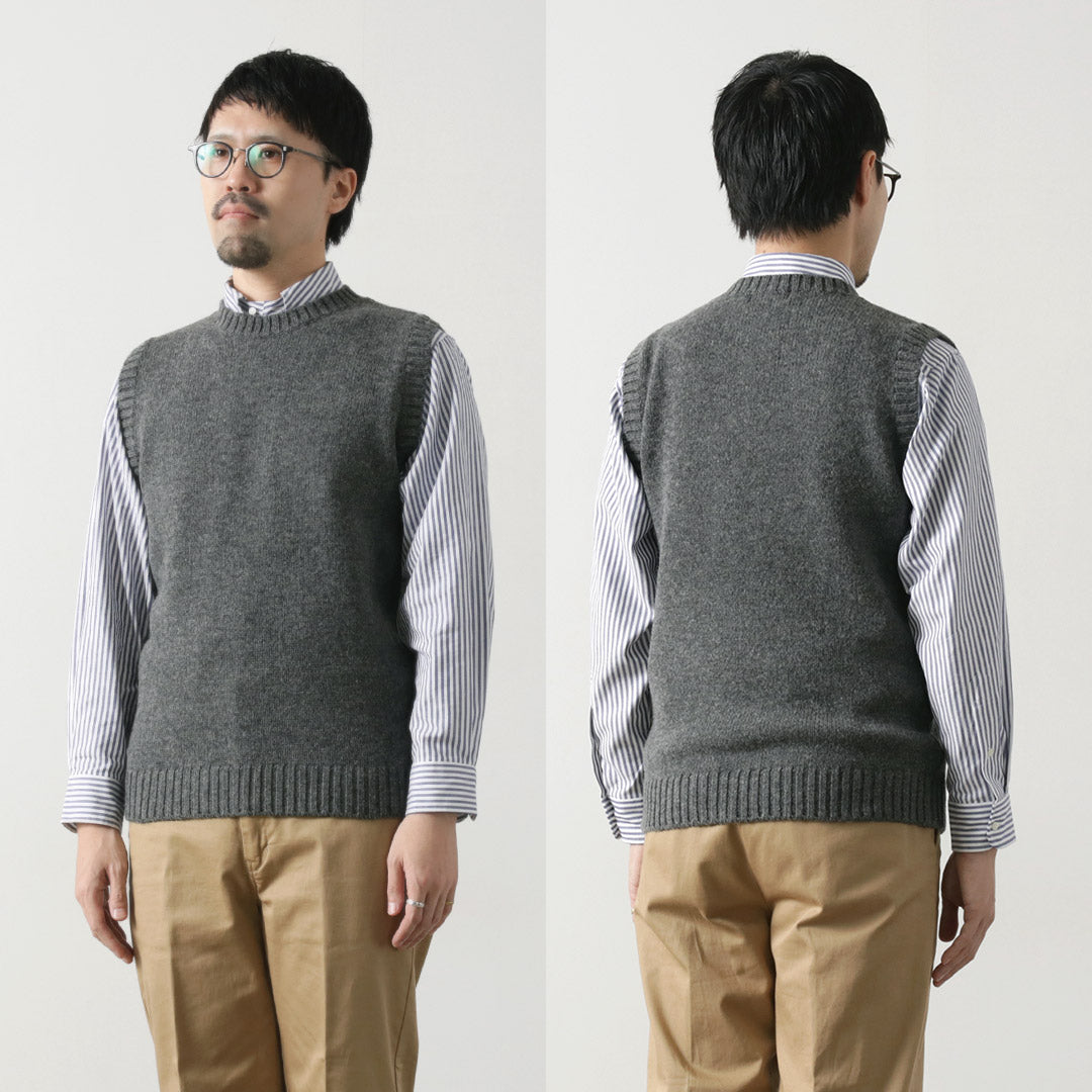 Soglia / Landnoah British Wool Crew Teck Landing Vest