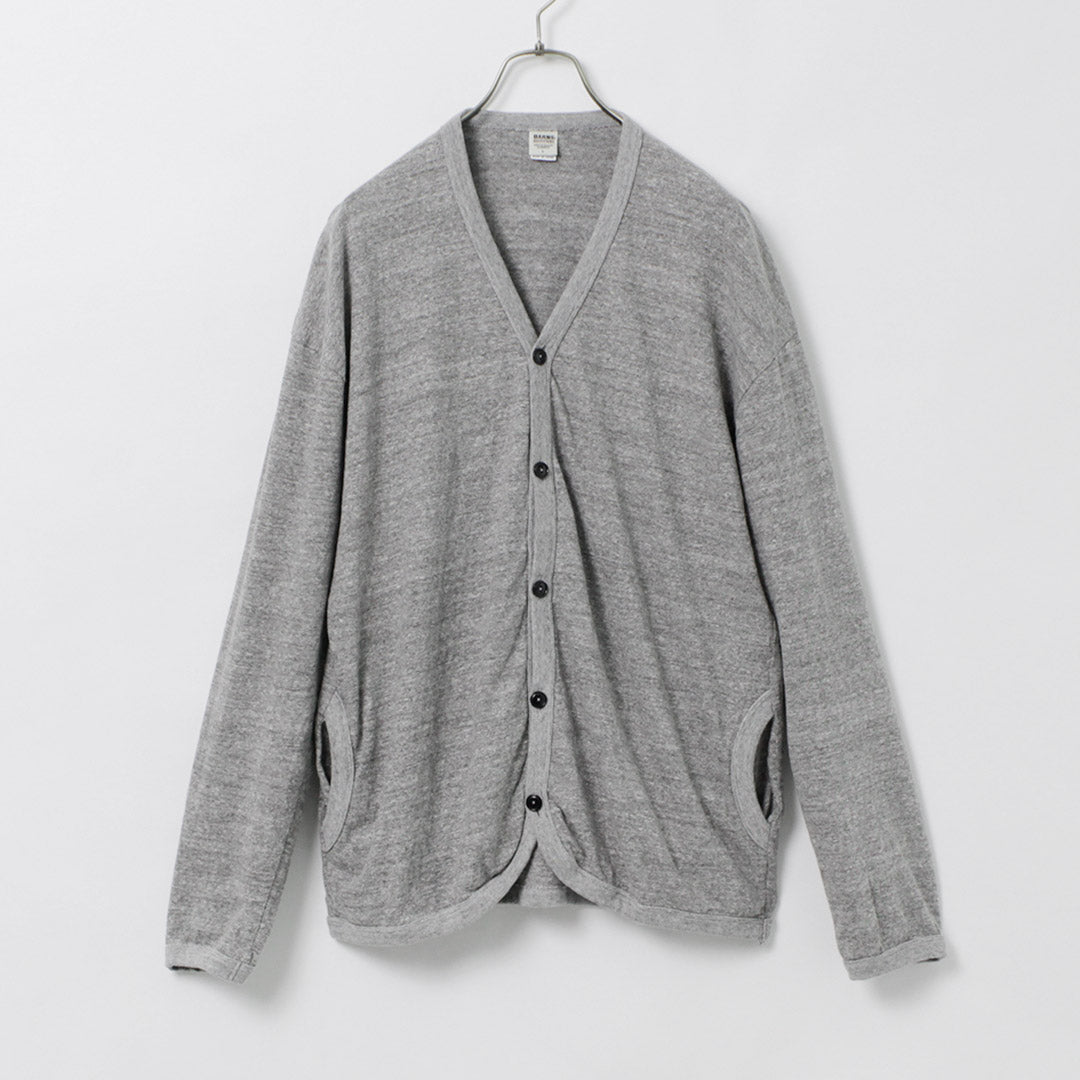 BARNS / Loopwheel Jersey Cardigan