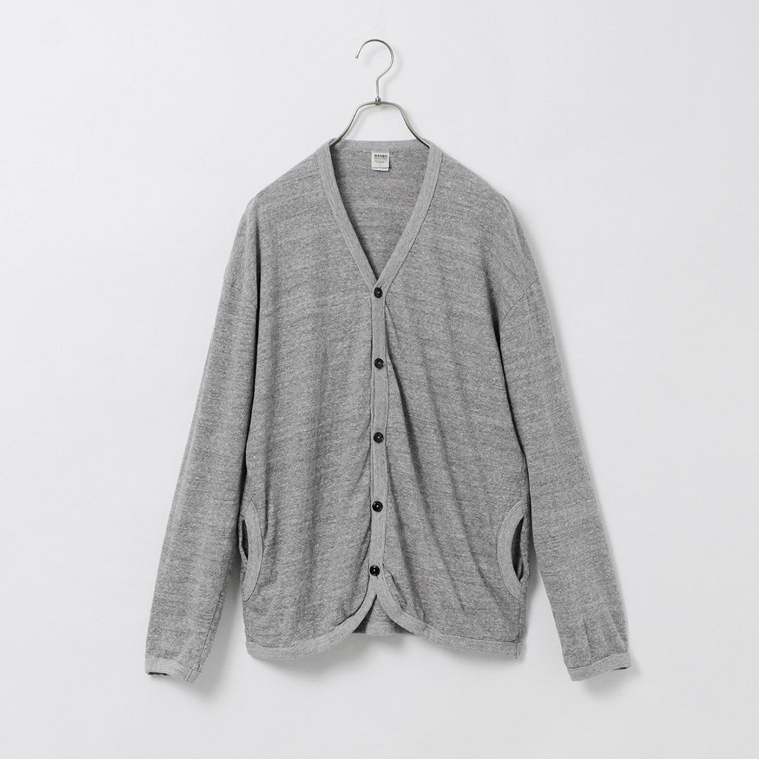 BARNS / Loopwheel Jersey Cardigan
