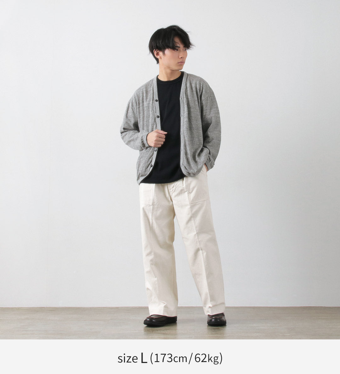 BARNS / Loopwheel Jersey Cardigan
