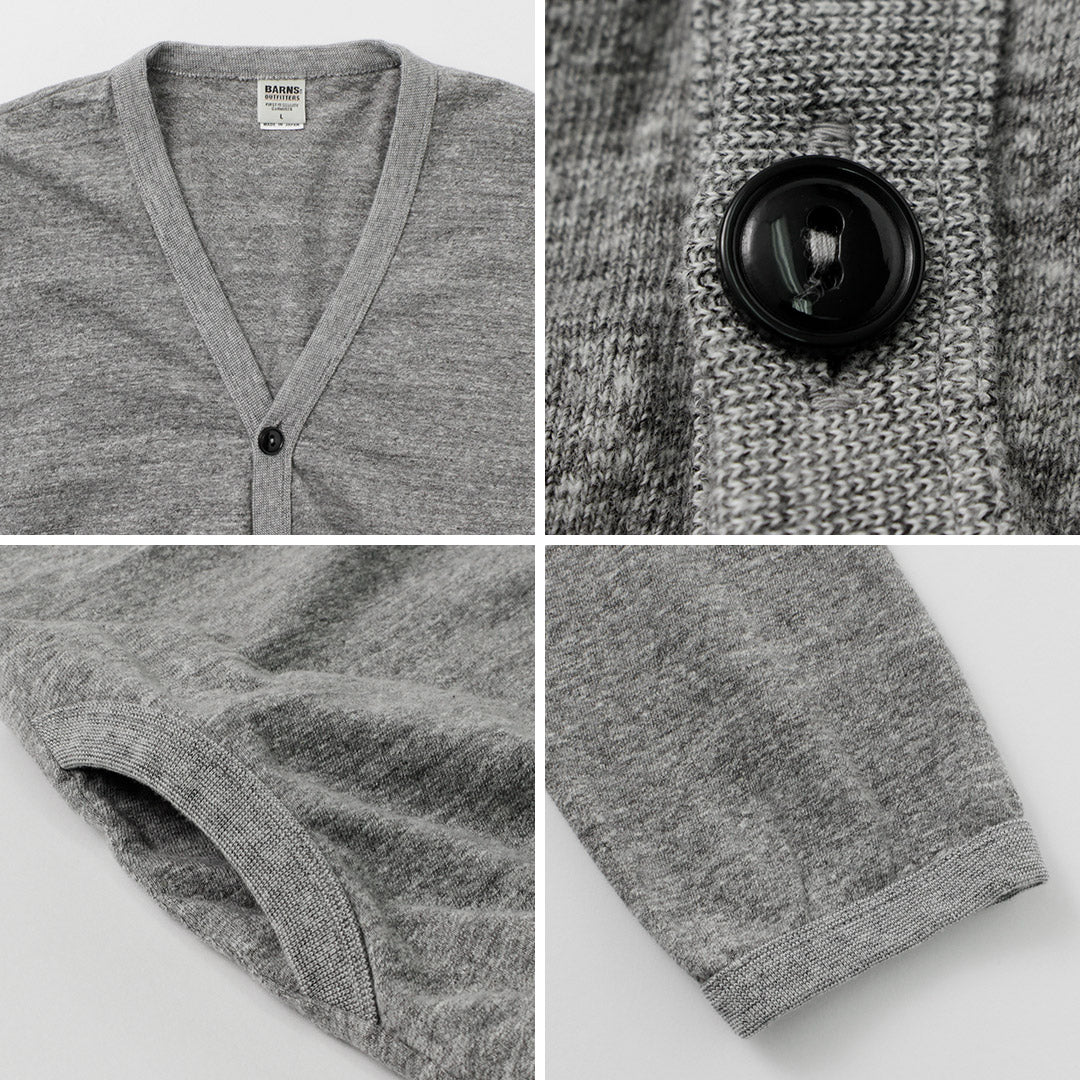 BARNS / Loopwheel Jersey Cardigan