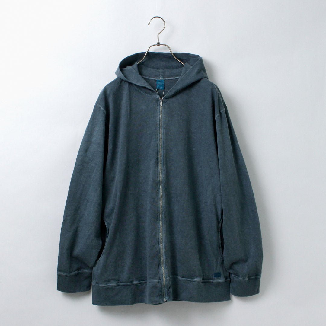良好 / zip Tee Parka色素染料