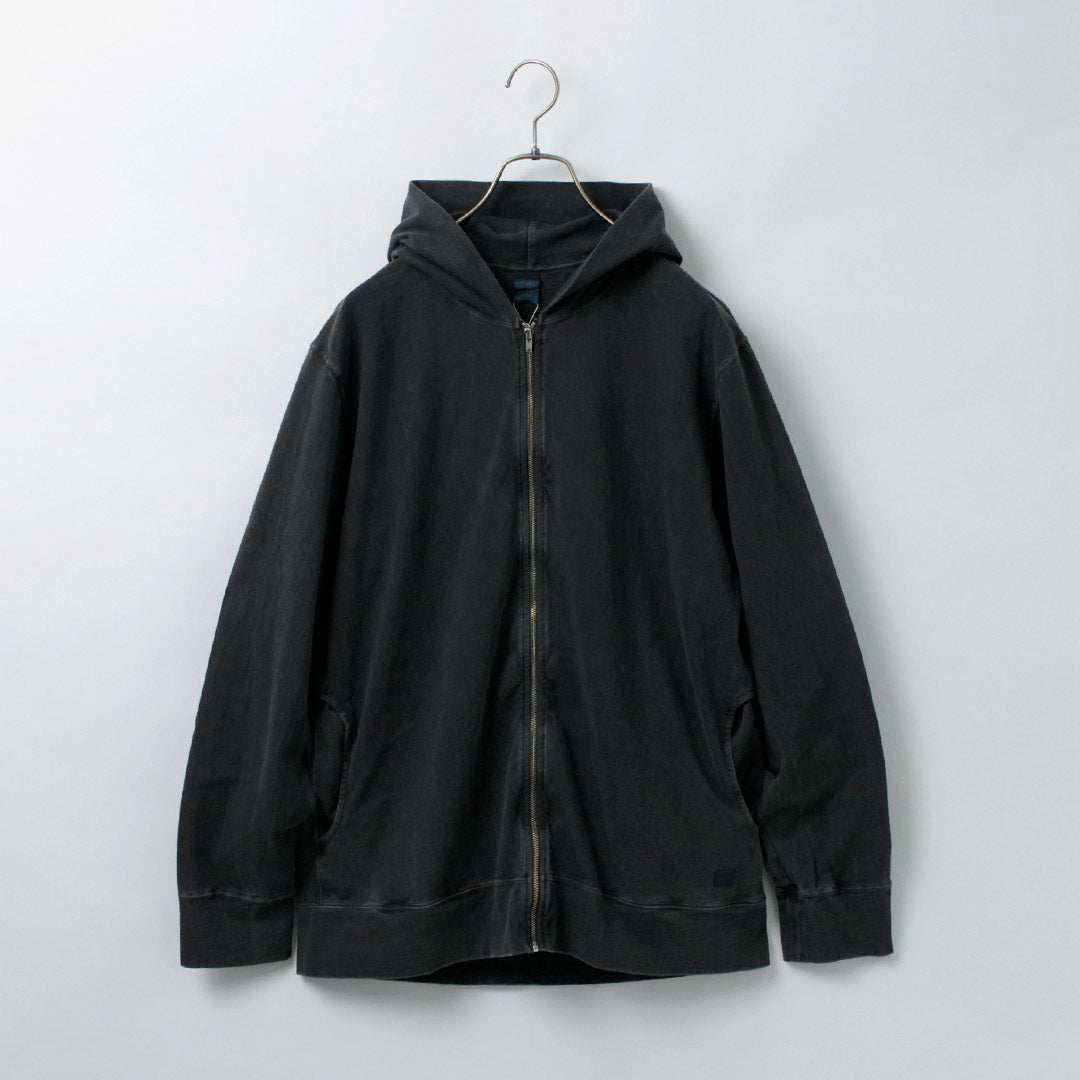 良好 / zip Tee Parka色素染料