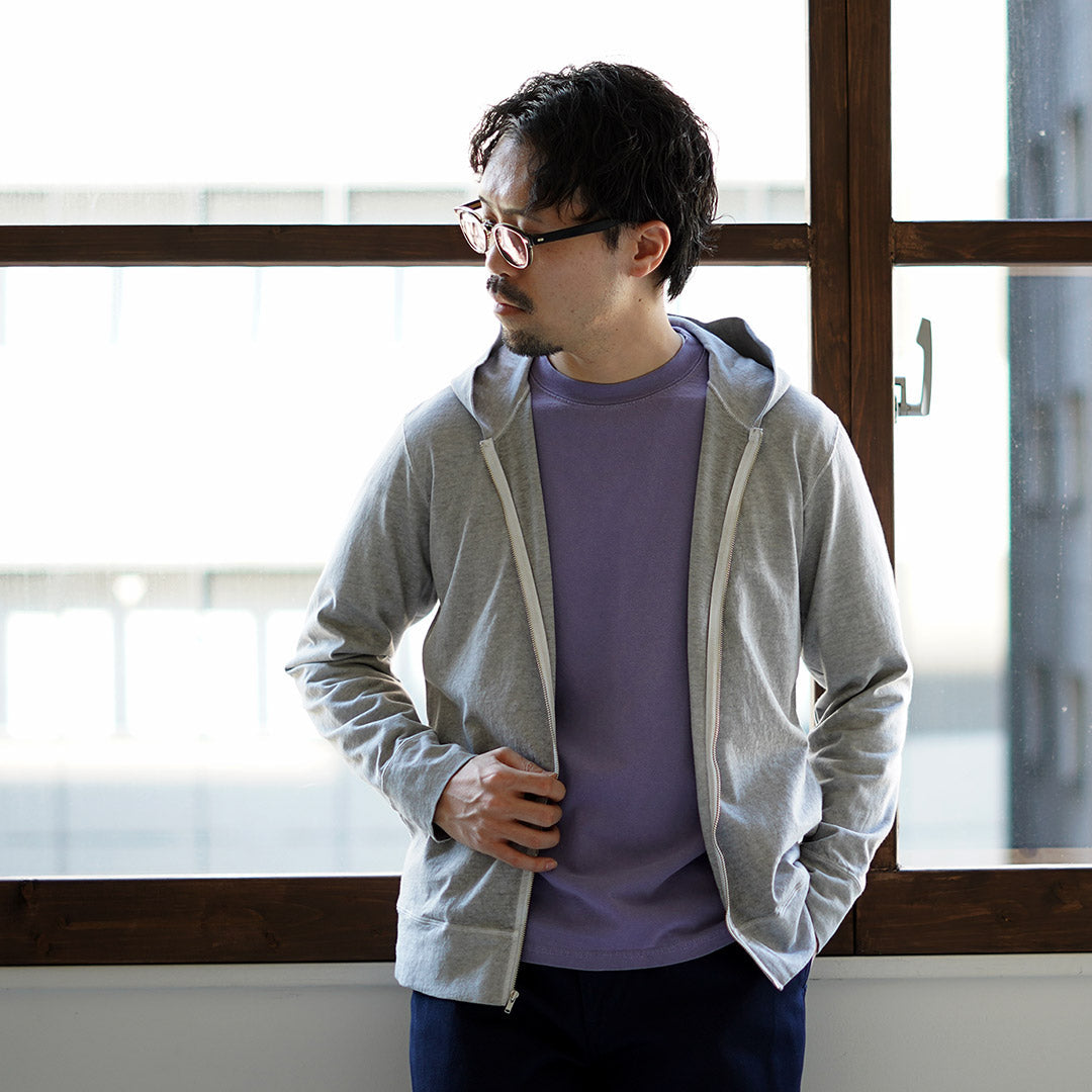 良好 / zip Tee Parka色素染料