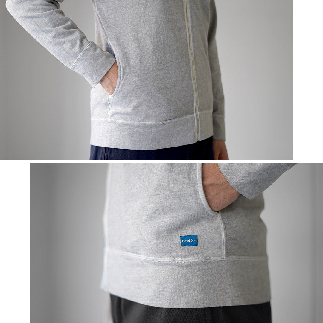 良好 / zip Tee Parka色素染料