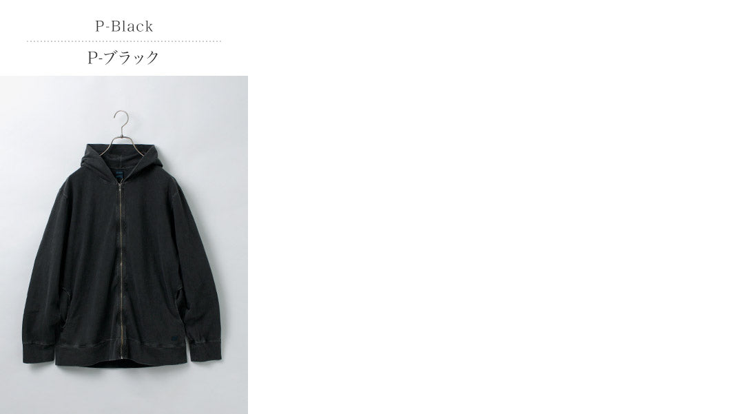 良好 / zip Tee Parka色素染料