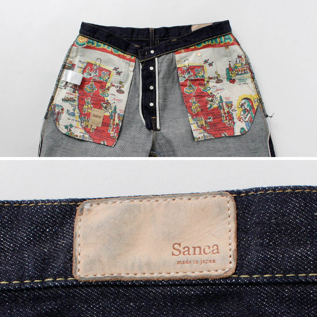 SANCA / 15.5 oz. Denim Tapered 5P Pants