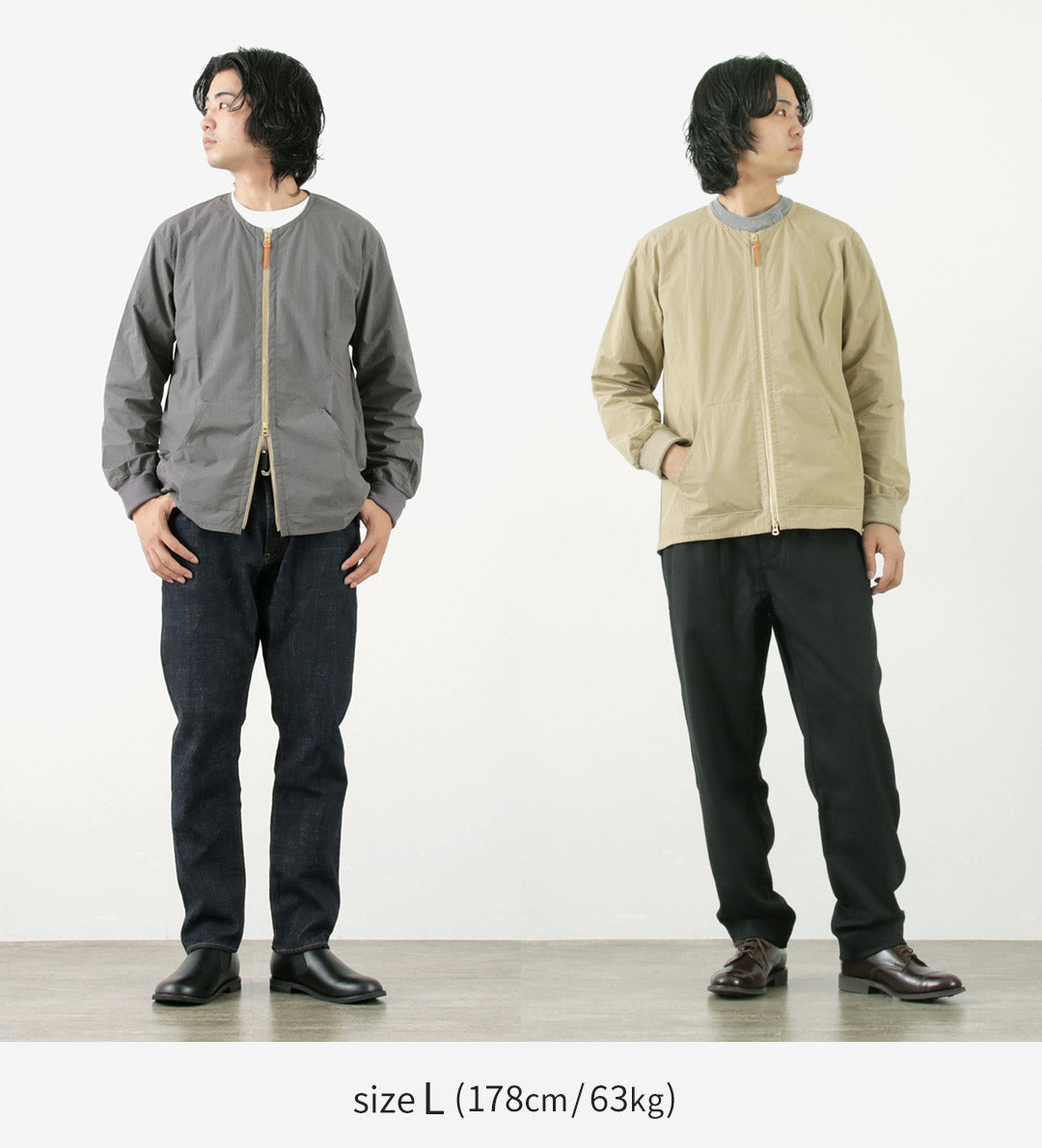 RE MADE IN TOKYO JAPAN / Cotton Nylon Crew Cardigan