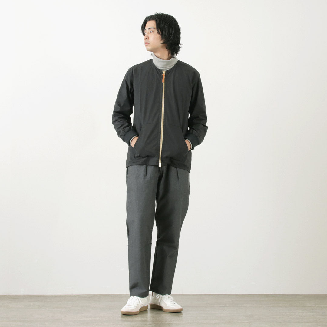 RE MADE IN TOKYO JAPAN / Cotton Nylon Crew Cardigan