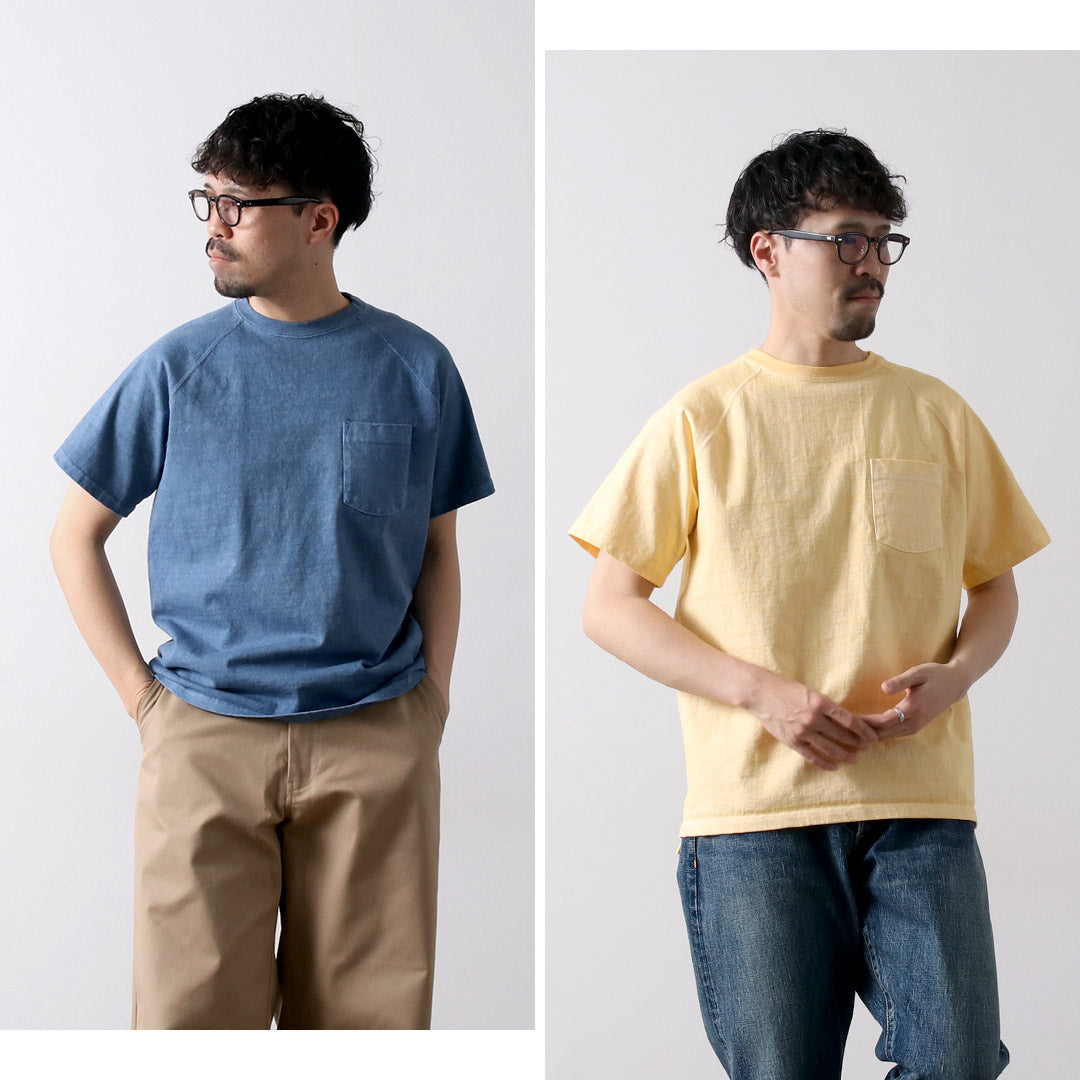 良好 / gost1101 raglan沉重的口袋T卹短袖