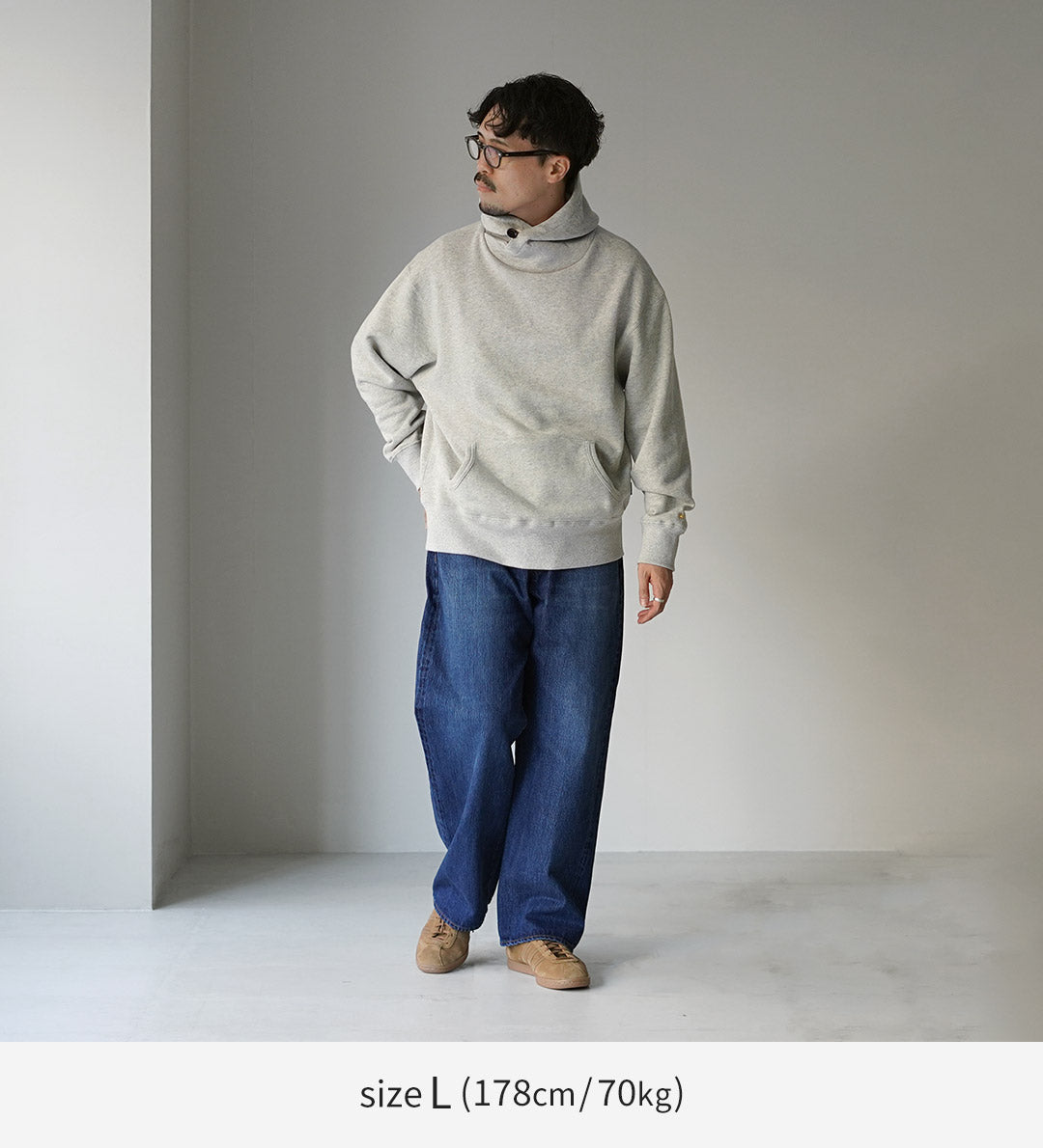 GOHEMP / 麻披肩连帽衫