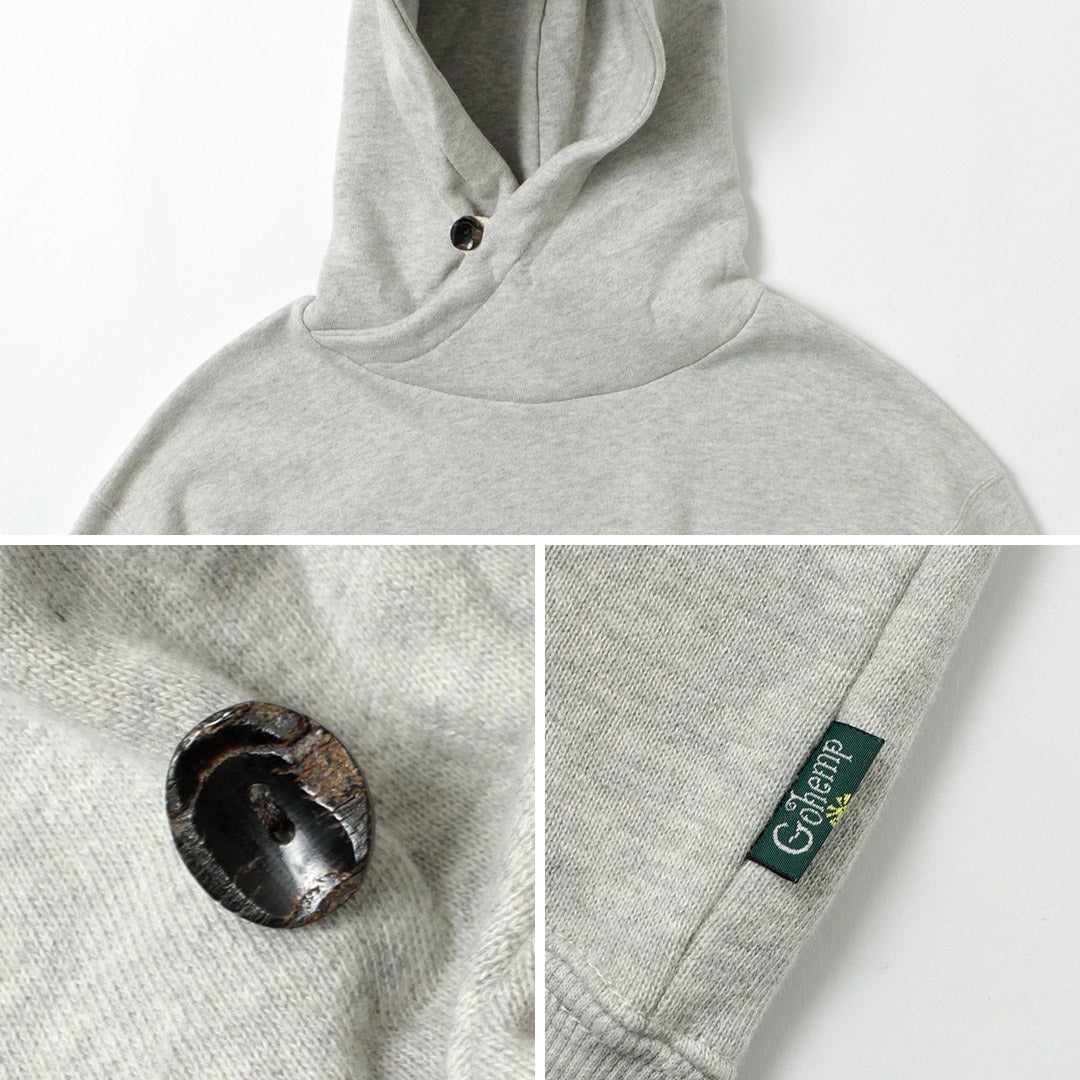 GOHEMP / Hemp Shawl Hoodie