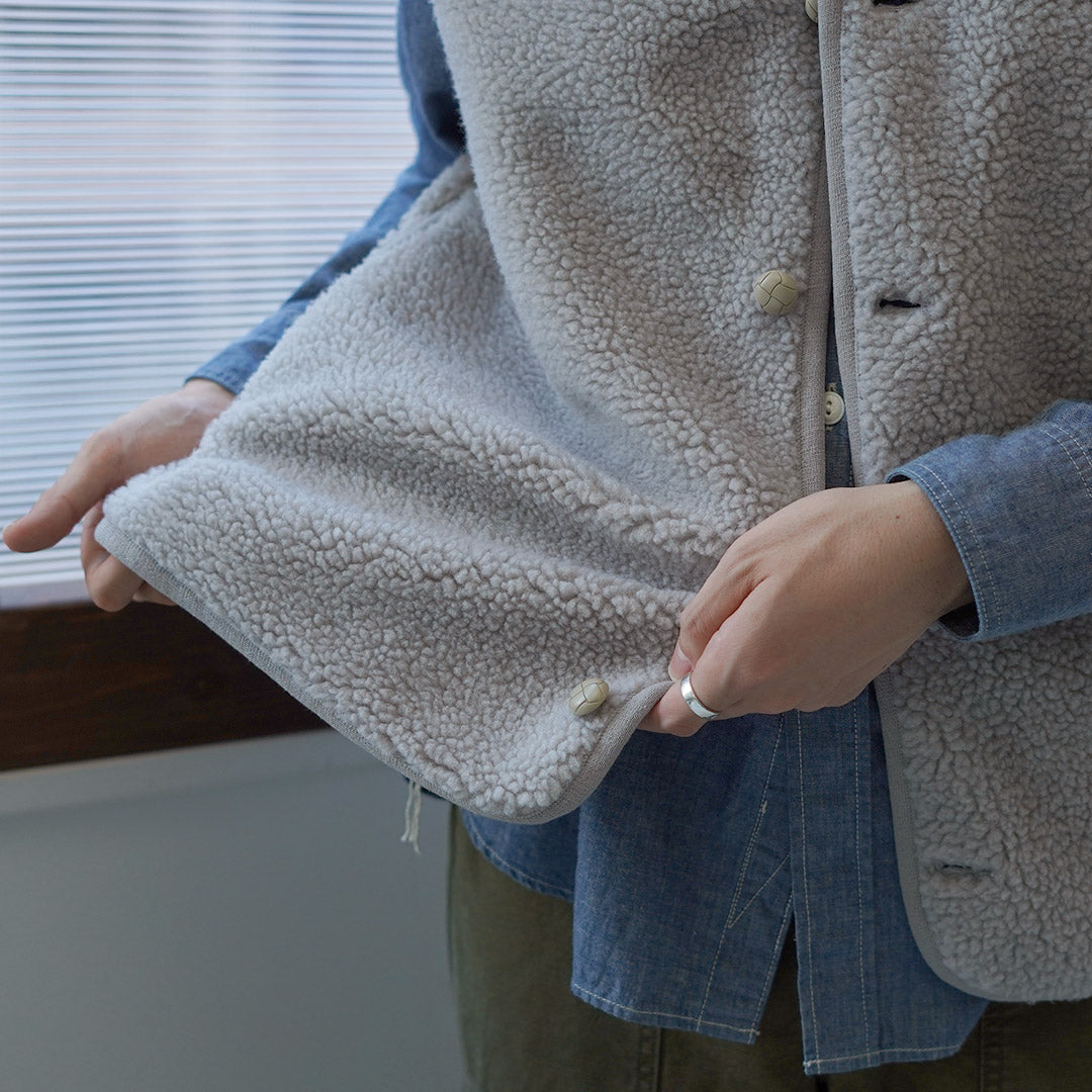 VINCENT ET MIREILLE / Boa Vest Solid