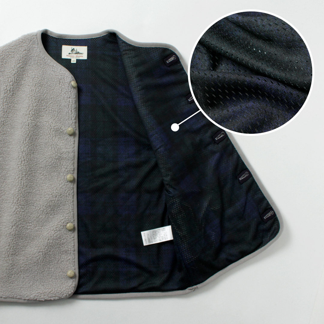 VINCENT ET MIREILLE / Boa Vest Solid