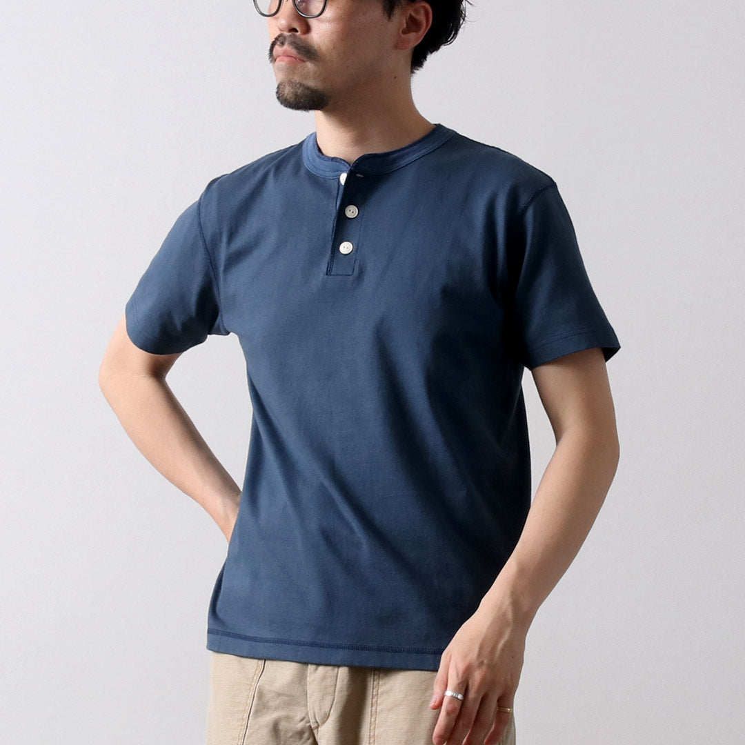 穀倉 / BR-8146編織亨利脖子短袖船員脖子T卹