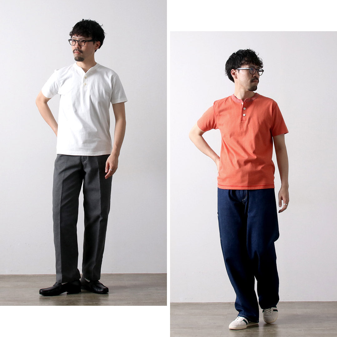 穀倉 / BR-8146編織亨利脖子短袖船員脖子T卹