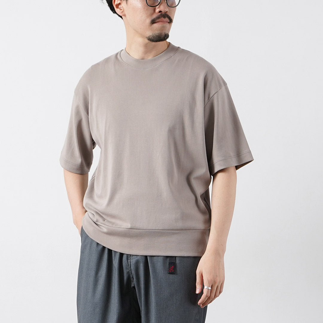 GICIPI / TONNO Ribbed Relaxed Fit Crew Neck T-Shirt