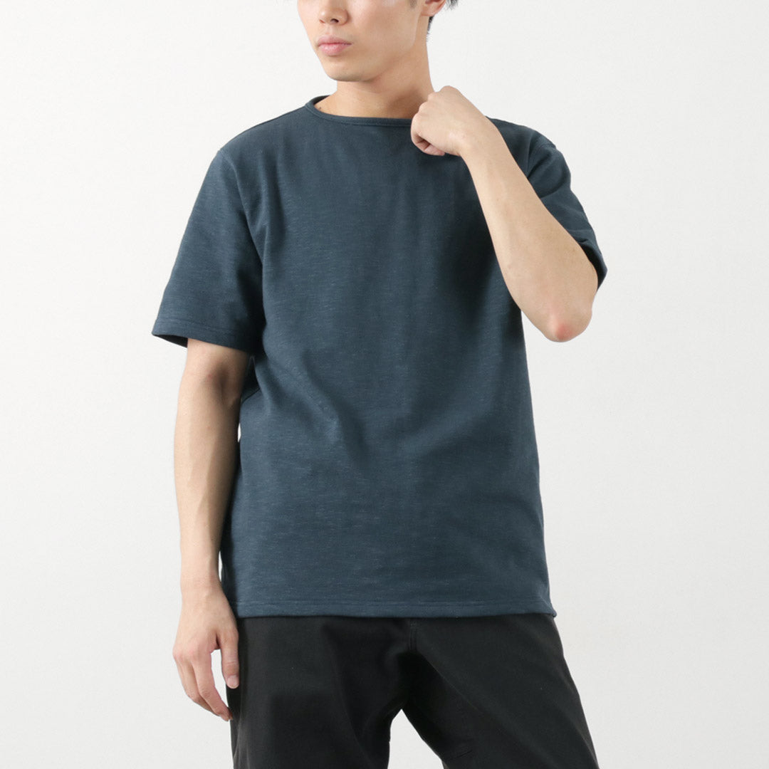 Camisa vasca de Boatneck S / S de Tieasy / HDCS