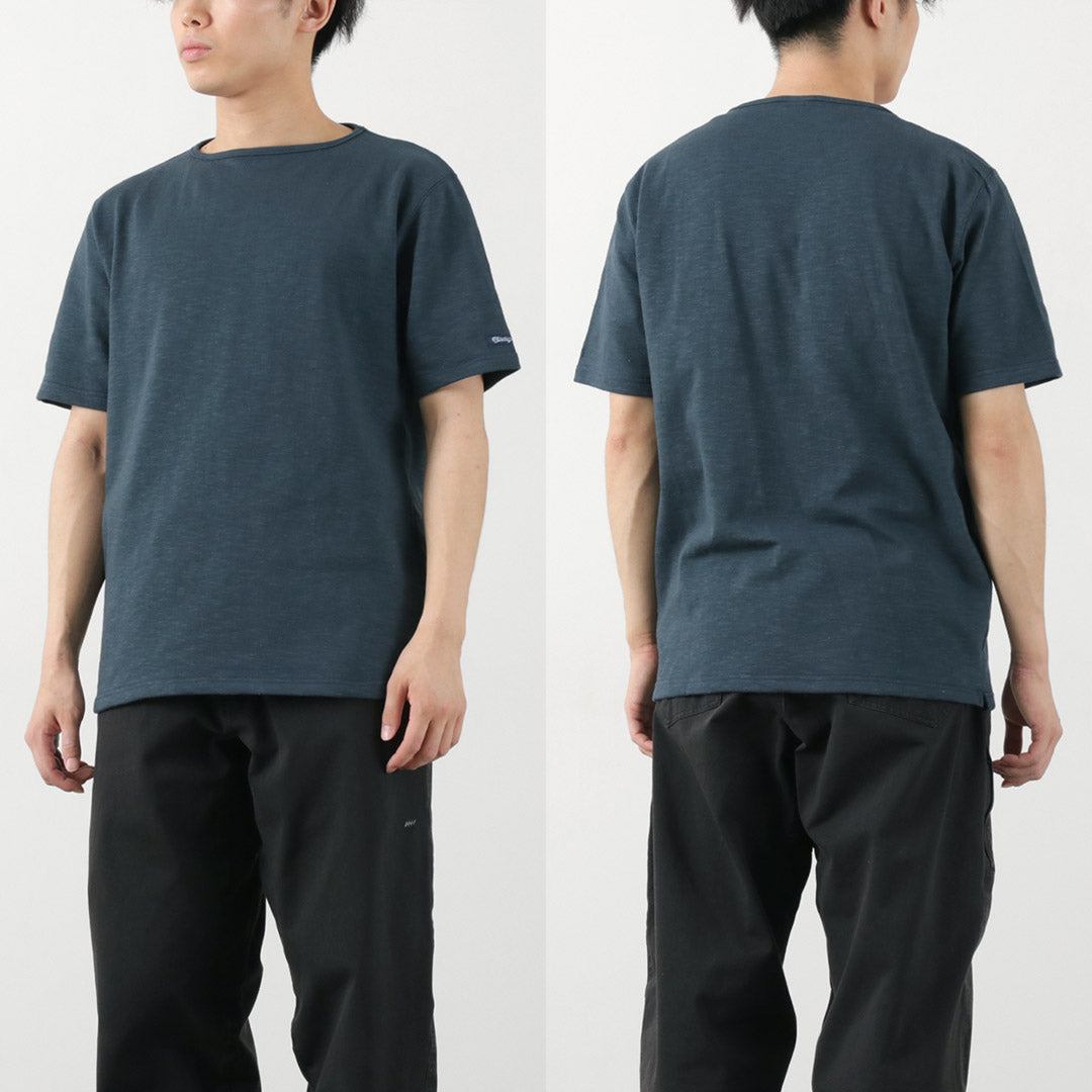 Camisa vasca de Boatneck S / S de Tieasy / HDCS