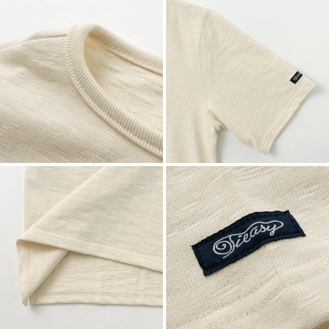 Camisa vasca de Boatneck S / S de Tieasy / HDCS