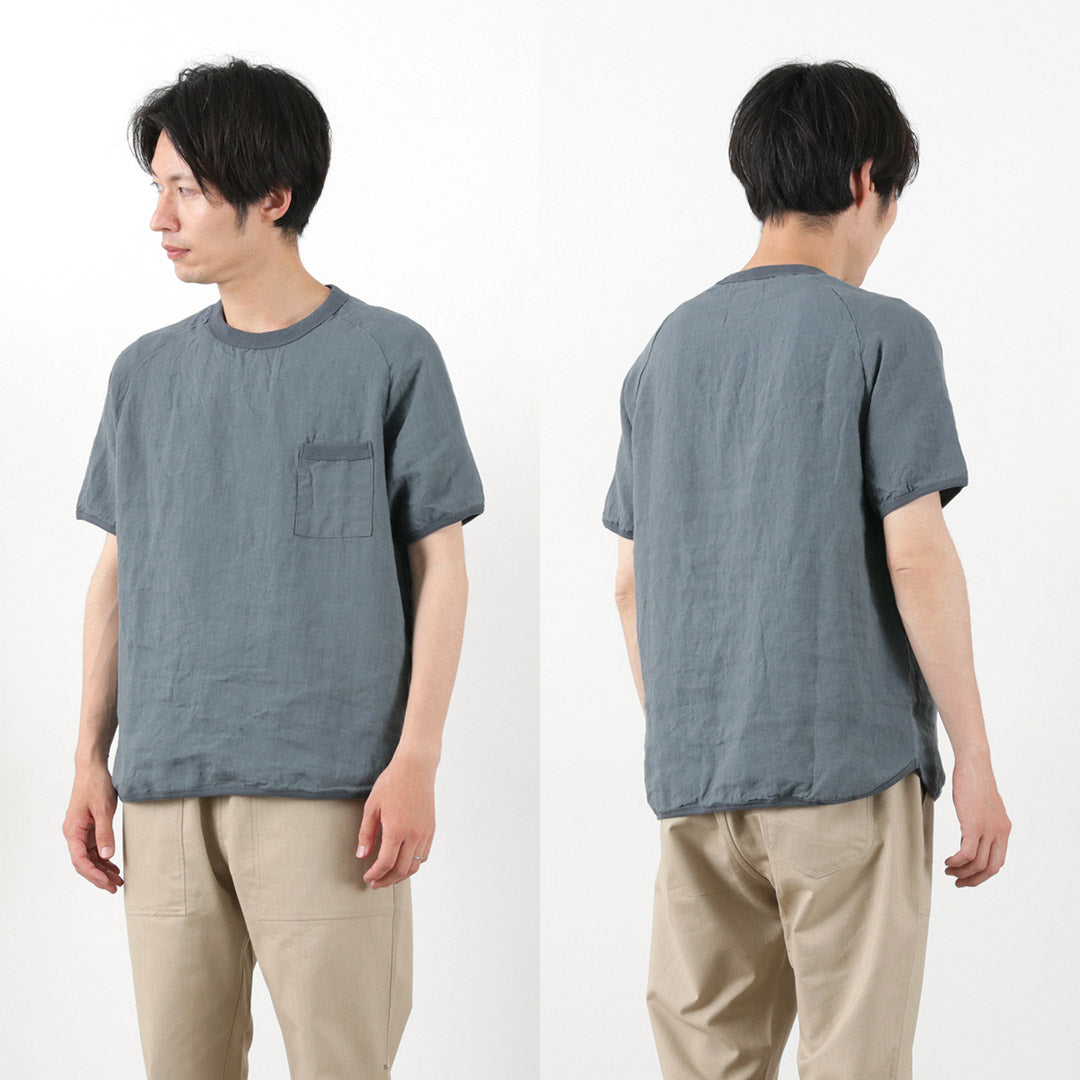 Re fait à Tokyo Japan / T-shirt en lin français