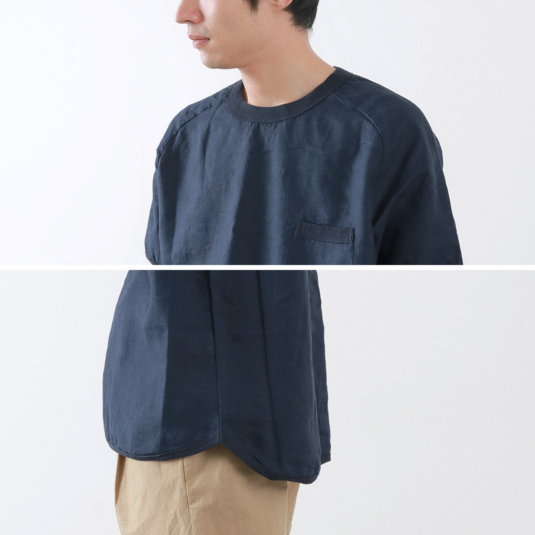 Re fait à Tokyo Japan / T-shirt en lin français