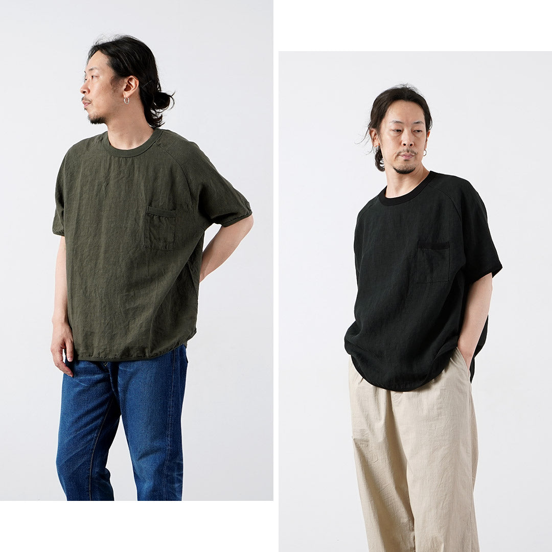 RE MADE IN TOKYO JAPAN / French Linen T-Shirt