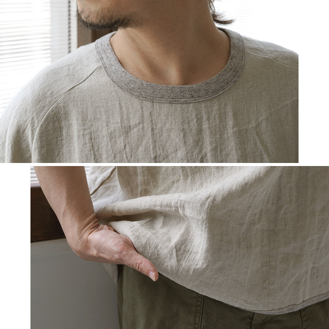RE MADE IN TOKYO JAPAN / French Linen T-Shirt