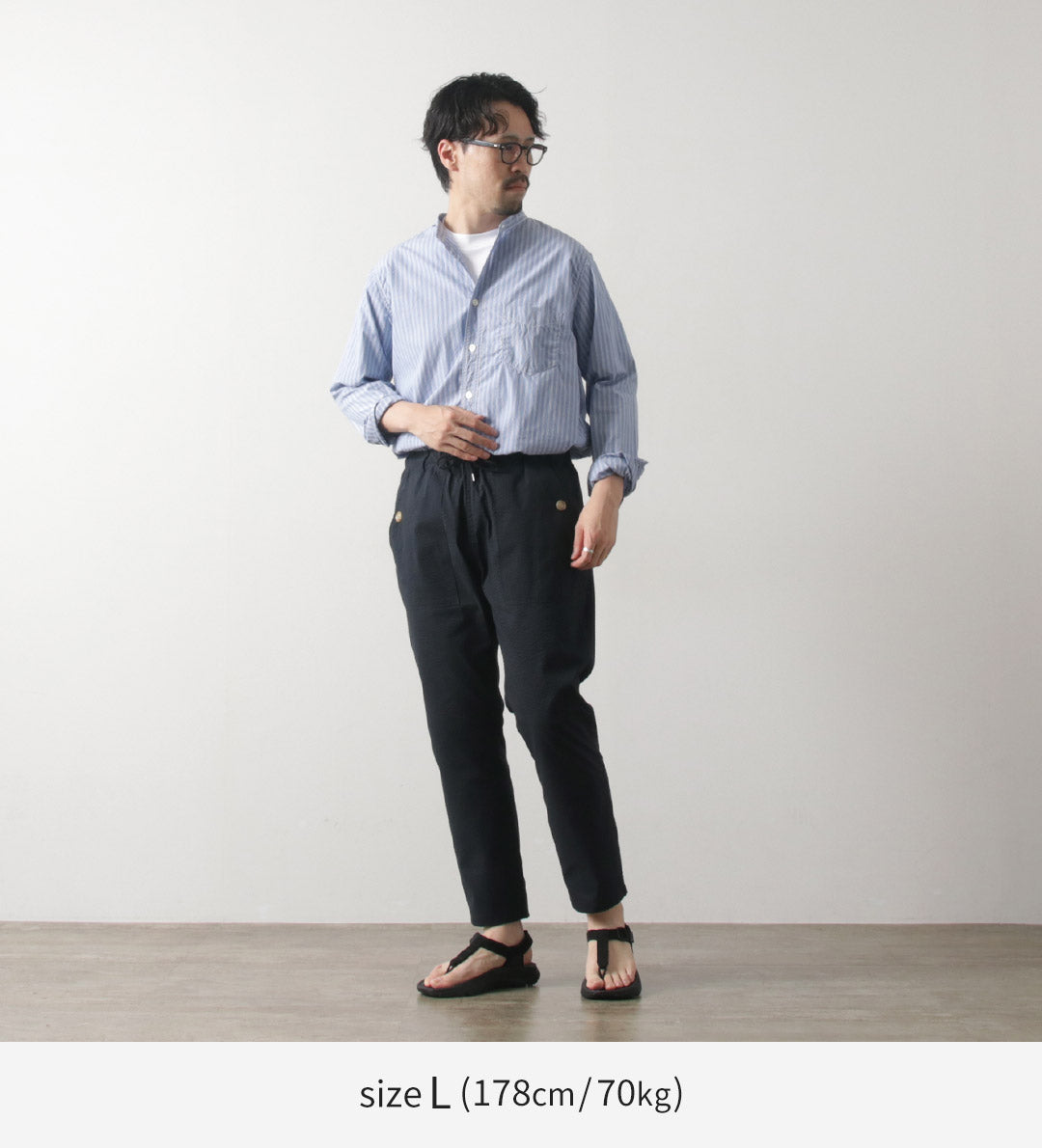 RE Made à Tokyo Japan / Coded CoolMax Seersucker Checkle Pantums
