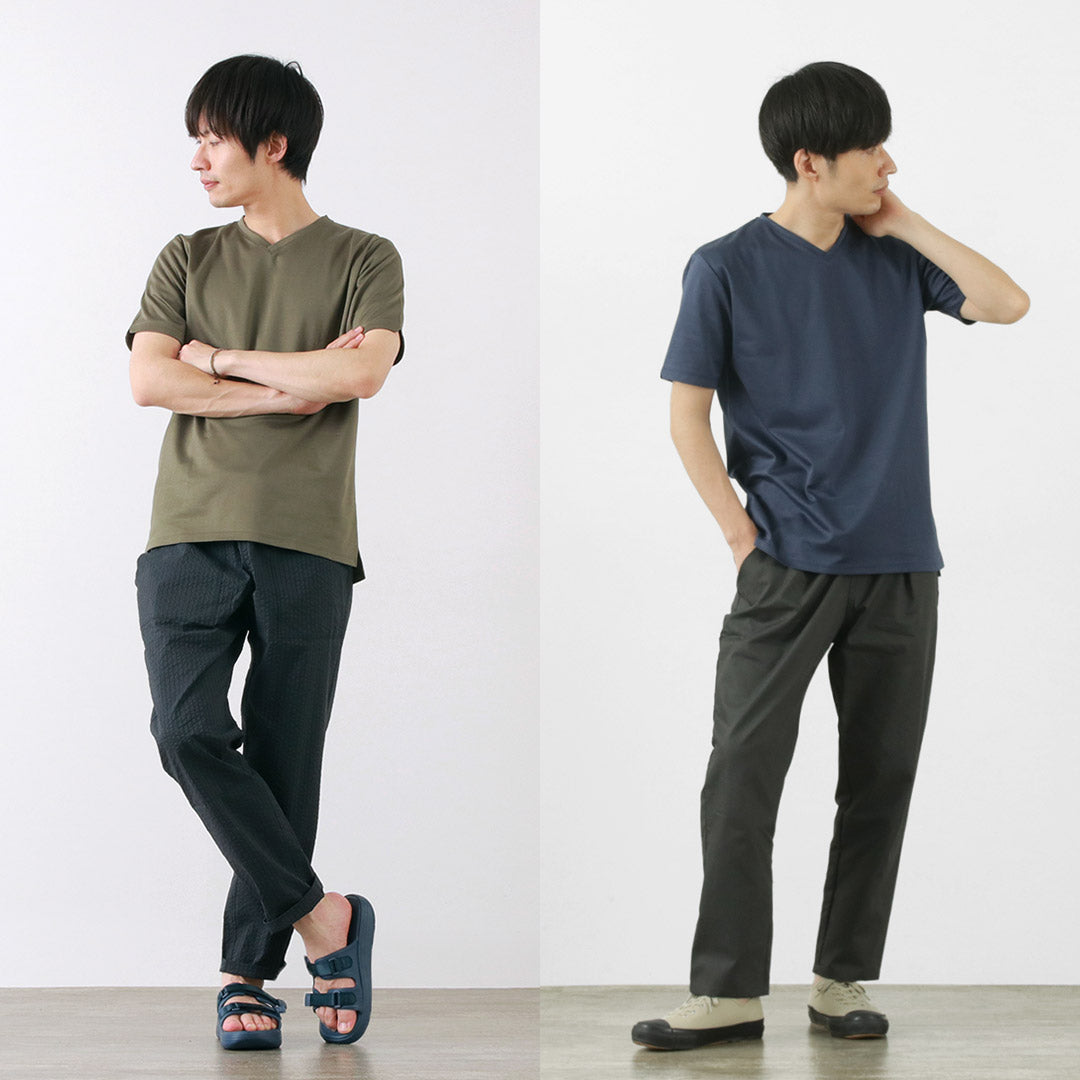 Re fait à Tokyo Japan / Tokyo Made Robe T-shirt V-Cold