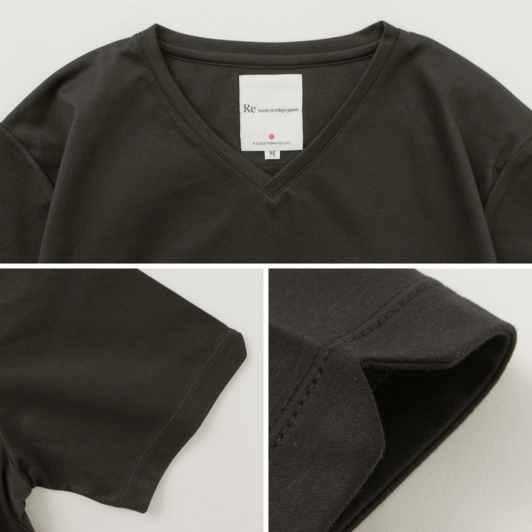 Re fait à Tokyo Japan / Tokyo Made Robe T-shirt V-Cold