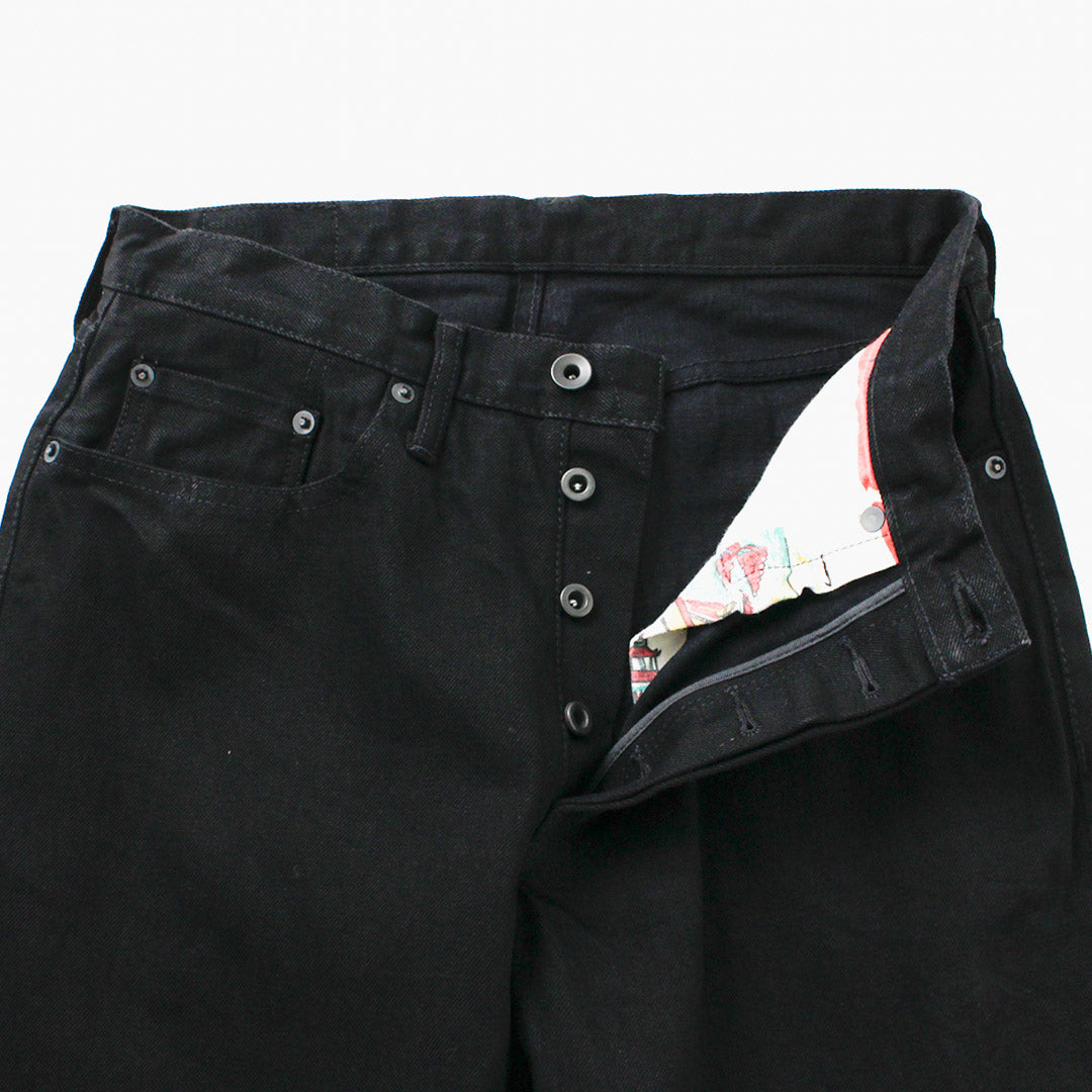 Sanca / Black Denim Tapered 5p pantalones